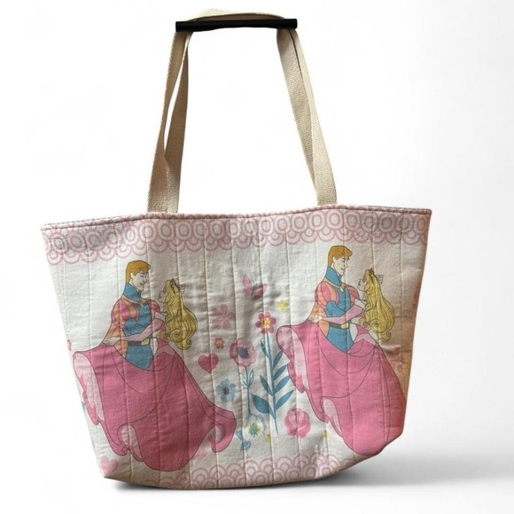 Vintage upcycled handmade Disney Princess tote bag - Picture 3 of 6